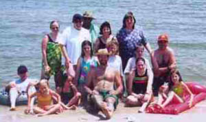 A St. Luke Youth Ministry at a beach